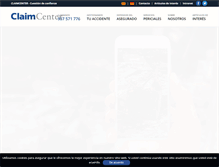Tablet Screenshot of claimcenter.com